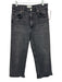 Agolde Size 28 Faded Black Cotton Denim High Rise Pockets Straight Leg Jeans Faded Black / 28