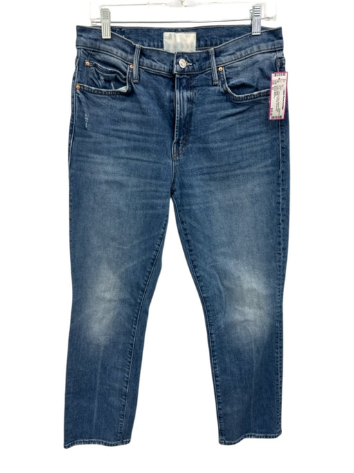 Mother Superior Size 32 Medium Wash Cotton Denim Pockets Whiskering Jeans Medium Wash / 32