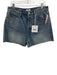 Pistola Size 29 Medium Wash Cotton Denim High Rise Raw Hem Pockets Shorts Medium Wash / 29