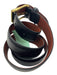 Coach Black Leather Solid Men's Belt Black
