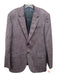 Armani Dark Purple Wool Blend Solid Men's Blazer Dark Purple / 56