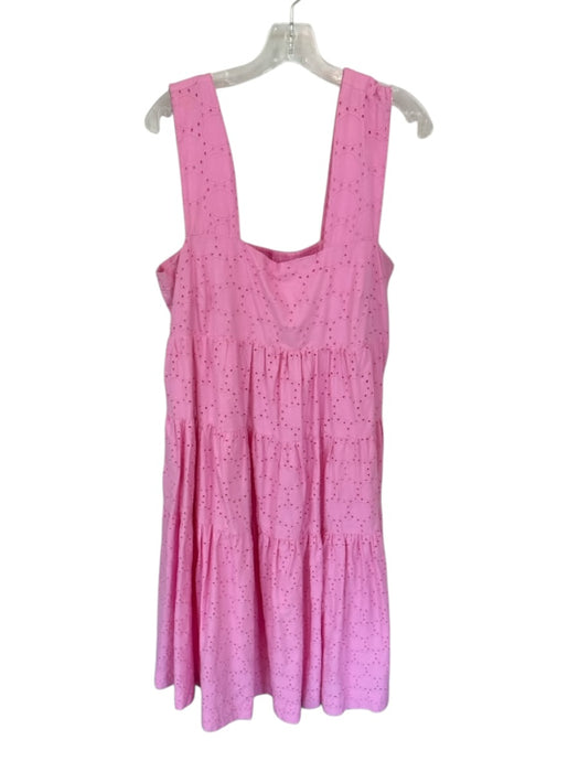 By Anthropologie Size XL Pink Cotton Sleeveless Eyelet Circles Dress Pink / XL