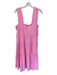 By Anthropologie Size XL Pink Cotton Sleeveless Eyelet Circles Dress Pink / XL