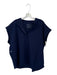 Figs Size XL Navy Polyester Short Sleeve Split Neck Athletic Top Navy / XL