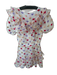 Buddy Love Size S purple & pink Polyester Short Balloon Sleeve Hearts Dress purple & pink / S