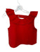 Tibi Size 4 Tomato Cotton Blend Flutter Sleeves Keyhole Back Top Tomato / 4