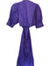XiRENA Size S Purple Cotton 3/4 Balloon Sleeve Cut Out Sides Maxi Dress Purple / S