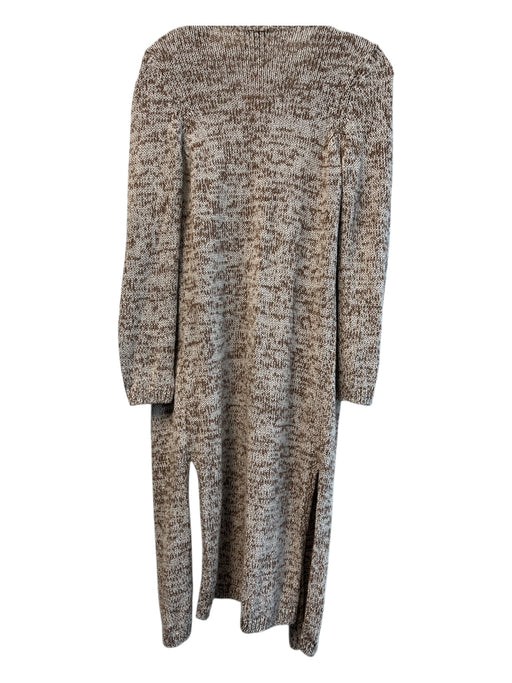 Mossimo Dutti Size XS Brown Cotton Blend Open Front Knit Long Sleeve Sweater Brown / XS