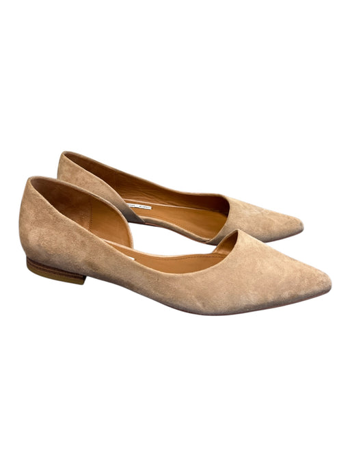 Other Stories Shoe Size 38 Beige Suede Closed toe Open side Block Heel Shoes Beige / 38