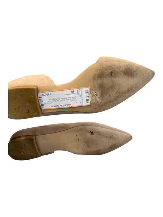 Other Stories Shoe Size 38 Beige Suede Closed toe Open side Block Heel Shoes Beige / 38