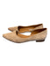 Other Stories Shoe Size 38 Beige Suede Closed toe Open side Block Heel Shoes Beige / 38
