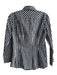 Lafayette 148 Size 0 Black & White Cotton Collared Button Up Long Sleeve Top Black & White / 0