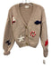 Dreamers By Debut Size S Beige & Multi Polyester Long Sleeve Knit Sweater Beige & Multi / S