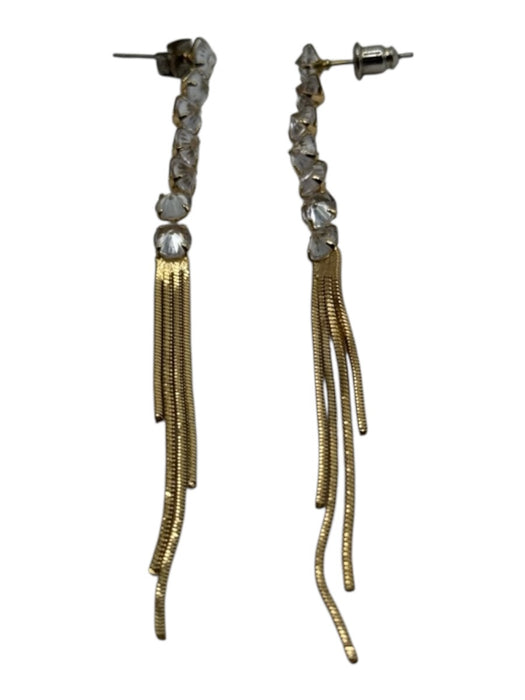 Serefina Gold & Multi Metal & Stone dangle Multi Strand Necklace Jewelry Set Gold & Multi