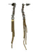 Serefina Gold & Multi Metal & Stone dangle Multi Strand Necklace Jewelry Set Gold & Multi