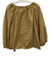 Mare Mare Size S Beige Cotton Long puff sleeve Pleats Top Beige / S