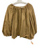 Mare Mare Size S Beige Cotton Long puff sleeve Pleats Top Beige / S