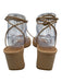 Alias Mae Shoe Size 39 Beige Leather Upper Strappy Ankle Wrap Thong Sandals Beige / 39