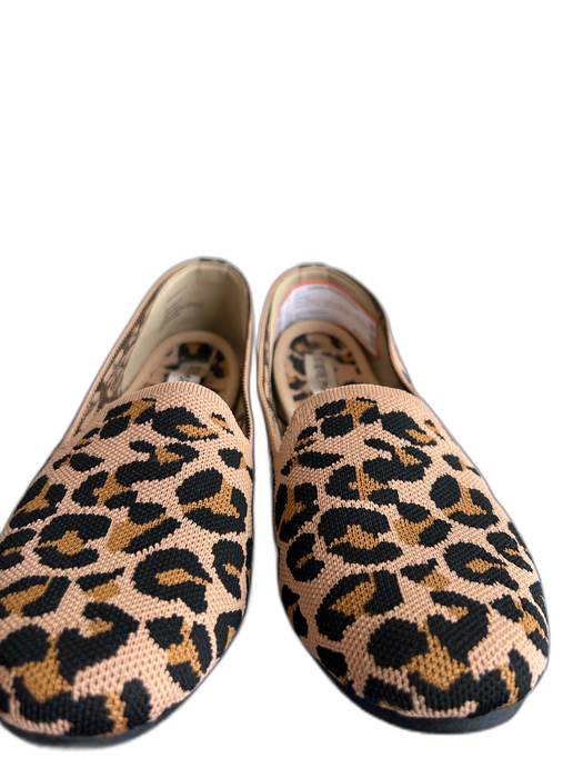 Steve Madden Shoe Size 8 Tan, Black & Gold Knit Flat Animal Print Shoes Tan, Black & Gold / 8