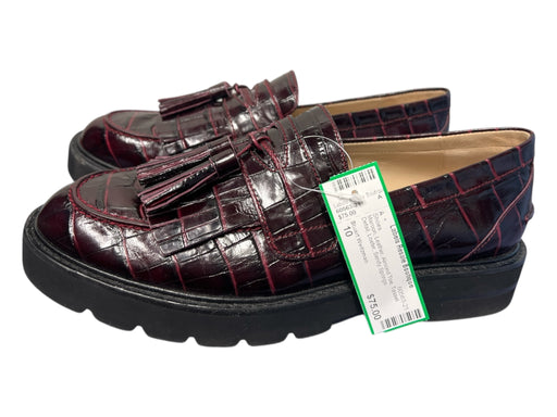 Stuart Weitzman Shoe Size 10 Maroon Leather Almond Toe Tassel Detail Shoes Maroon / 10
