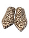 Stuart Weitzman Shoe Size 9 Cream & Brown Calf hair Animal Print Heel Mule Shoes Cream & Brown / 9