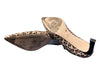 Stuart Weitzman Shoe Size 9 Cream & Brown Calf hair Animal Print Heel Mule Shoes Cream & Brown / 9