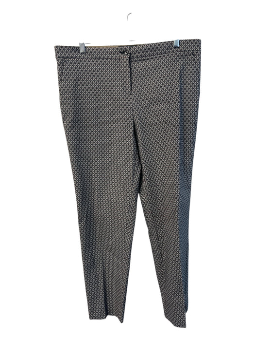 Etro Size 48 White, Red & Green Cotton Blend Side Pockets Mid Rise Trouser Pants White, Red & Green / 48