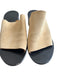 Chloe Shoe Size 39 Sand & Gold Suede open toe Mule Block Heel Shoes Sand & Gold / 39
