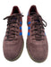 Adidas Shoe Size 12 Good Dark Red Suede Solid Sneaker Men's Shoes Dark Red / 12