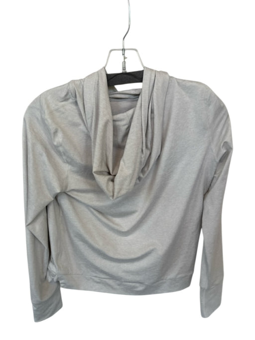 Vuori Size XS Light Gray Recycled Polyester Blend Hood Long Sleeve Athletic Top Light Gray / XS