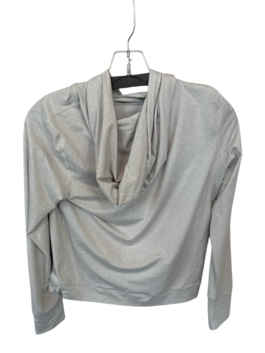 Vuori Size XS Light Gray Recycled Polyester Blend Hood Long Sleeve Athletic Top Light Gray / XS