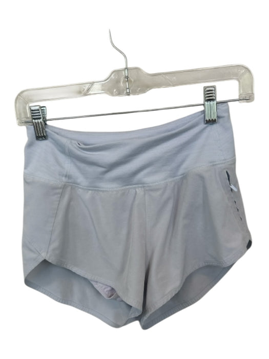 Outdoor Voices Size XS Light Gray Recycled Polyester Blend Waist Band Shorts Light Gray / XS
