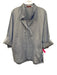 CH Carolina Herrera Size L Light blue & white Cotton 1/2 Sleeve Logo Top Light blue & white / L