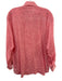 Salvatore Ferragamo Size L Pink Linen Solid Button Down Men's Long Sleeve Shirt Pink / L