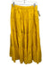J. Crew Size S Yellow Cotton Elastic Waist Pockets Tiered Skirt Yellow / S