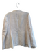 Joie Size 8 White Linen Long Sleeve Shoulder Pads Collar Blazer Jacket White / 8