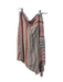 Joie Size 4 Red,black, beige Viscose Side Zip Striped Asymetrical Skirt Red,black, beige / 4