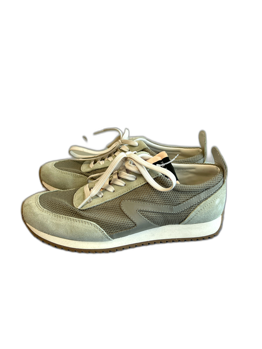 Rag & Bone Shoe Size 38.5 Gray Manmade Material Suede Round Toe Lace Shoes Gray / 38.5