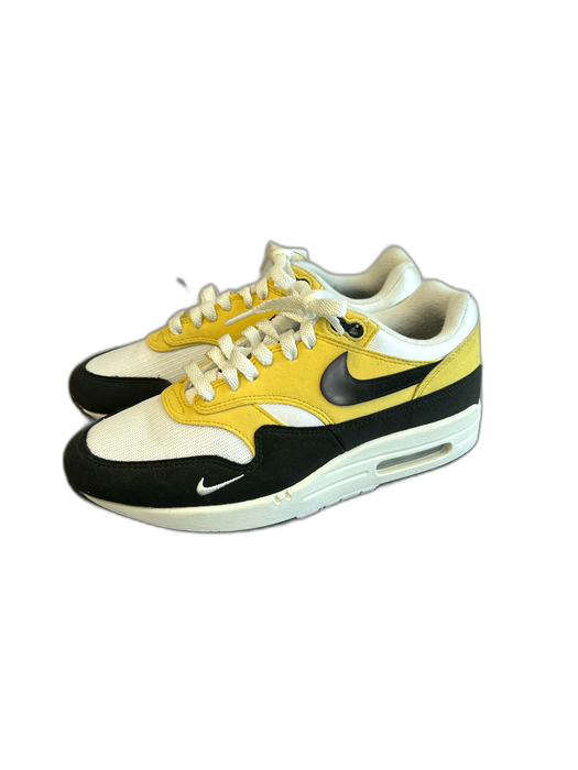 Nike Air Shoe Size 8.5 Yellow White & Black Manmade Material Round Toe Shoes Yellow White & Black / 8.5
