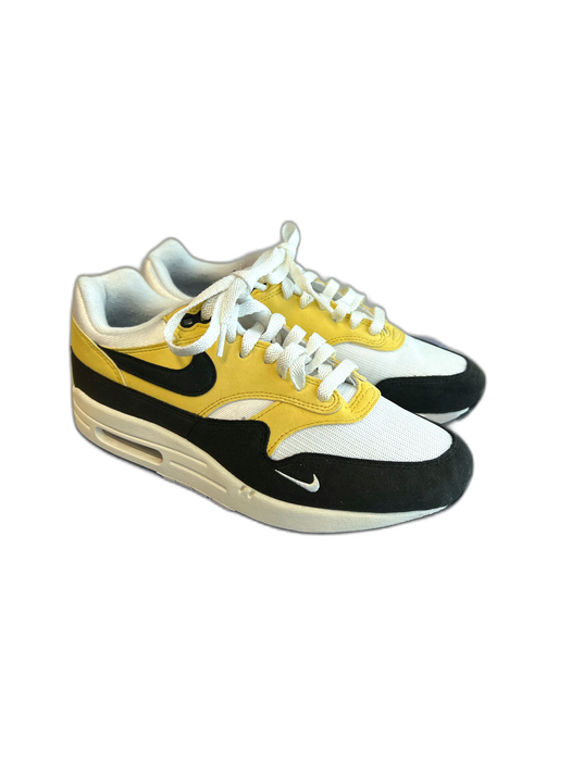 Nike Air Shoe Size 8.5 Yellow White & Black Manmade Material Round Toe Shoes Yellow White & Black / 8.5