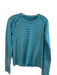 Lululemon Size Est M Green No Fabric Tag Long Sleeve Striped Round Neck Top Green / Est M