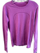 Lululemon Size Est M Purple No Fabric Tag Long Sleeve Striped Round Neck Top Purple / Est M