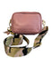 Elie Beaumont Pink Leather Pebbled Shoulder & Crossbody Straps Gold Hardware Bag Pink / Small