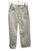 Agolde Size 24 White Cotton Button Fly Straight High Rise Jeans White / 24