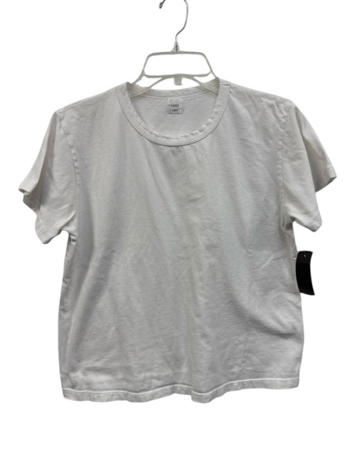 Leset Size M White Cotton T Shirt Top White / M