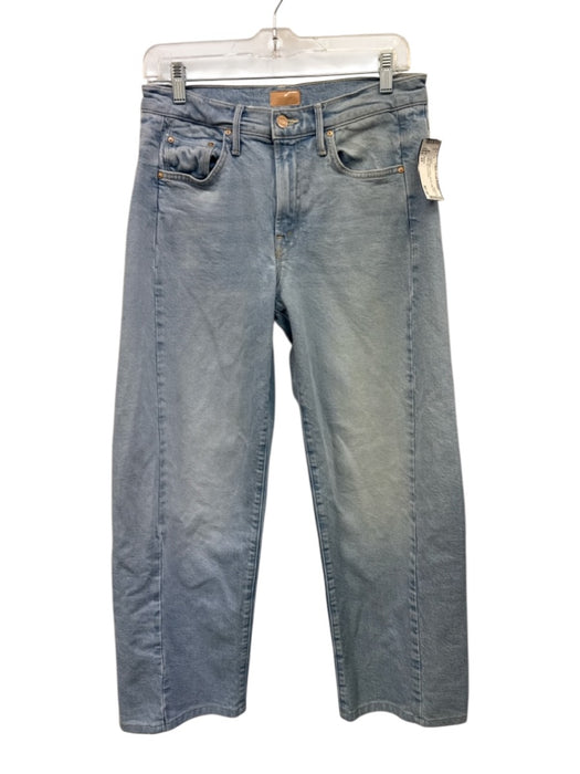 Mother Size 25 Light Wash Cotton Zip Fly High Rise Wide Leg Jeans Light Wash / 25