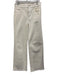 AYR Size 29 Cream White Cotton & Viscose High Rise Straight Wide Jeans Cream White / 29