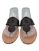 Jack Rogers Shoe Size 8.5 Brown Leather Whipstitch Flats Sandals Brown / 8.5