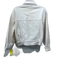 Mother Superior Size XS Cream Cotton Blend Denim Snaps Collared Jacket Cream / XS
