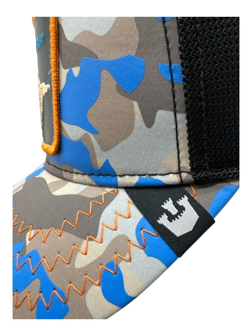 Goorin Bros NWT Blue & Tan Synthetic Camo Trucker Men's Hat
